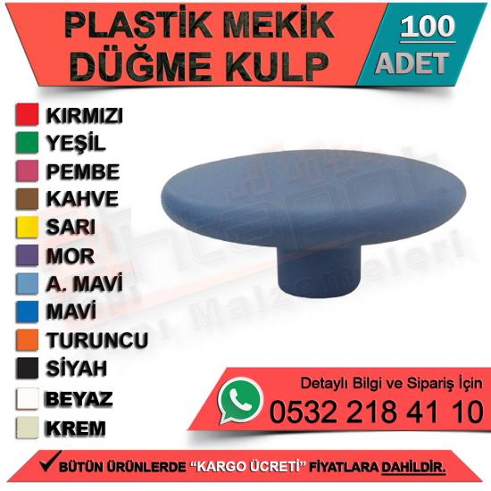 Plastik Mekik Düğme (Renk - Kartela) (100 Adet)